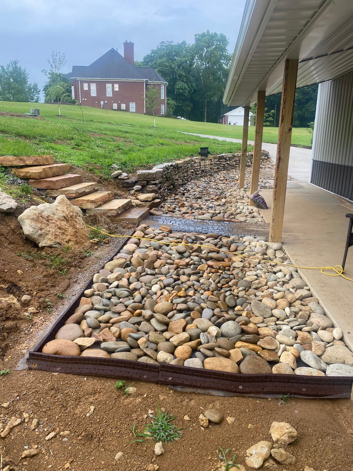 Hardscaping project by Jerry's Landscaping Services LLC